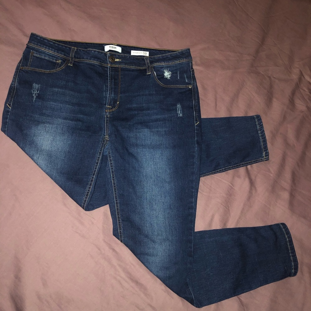 Kensie Womens Stretch Ankle Biter Jeans